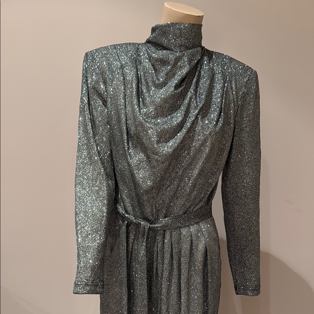 RHODE Silver Sheath Dress with side pockets